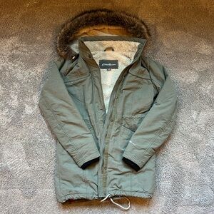 Eddie Bauer Sherpa Lined Parka